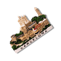 🇪🇸 Spain Barcelona Tibidabo 3D Magnet - WonderWonders