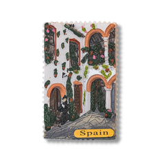 🇪🇸 Spain Cordoba Courtyard House 3D Magnet - WonderWonders
