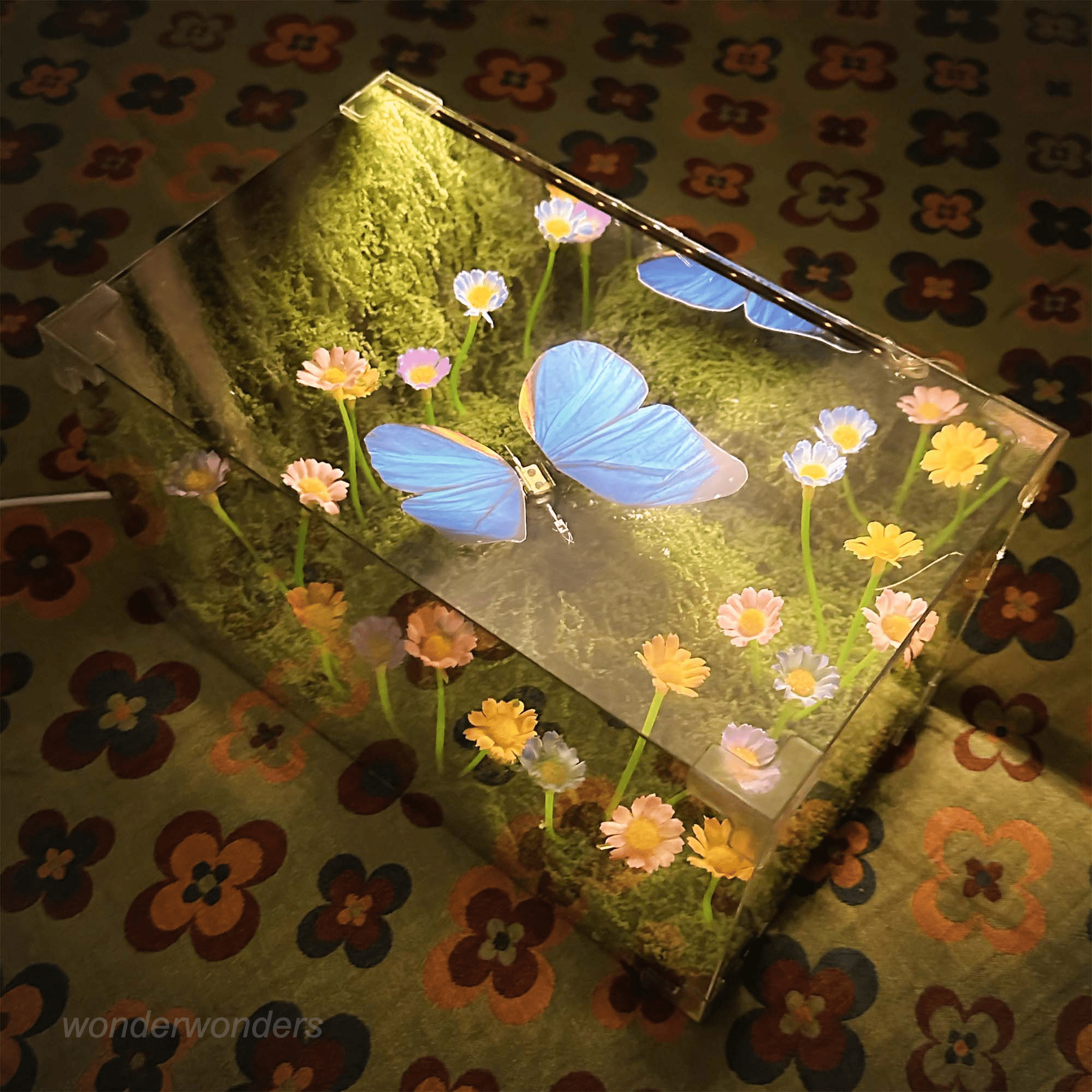 🦋 Spring Butterfly Cube LED Night Light DIY Craft Kit - WonderWonders