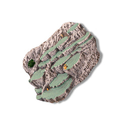 🇹🇷 Turkey Pamukkale Cotton Castle 3D Magnet - WonderWonders