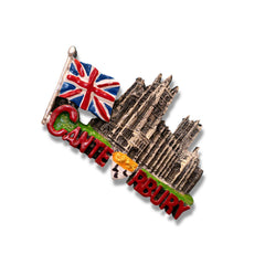 🇬🇧 UK Canterbury Cathedral 3D Magnet - WonderWonders