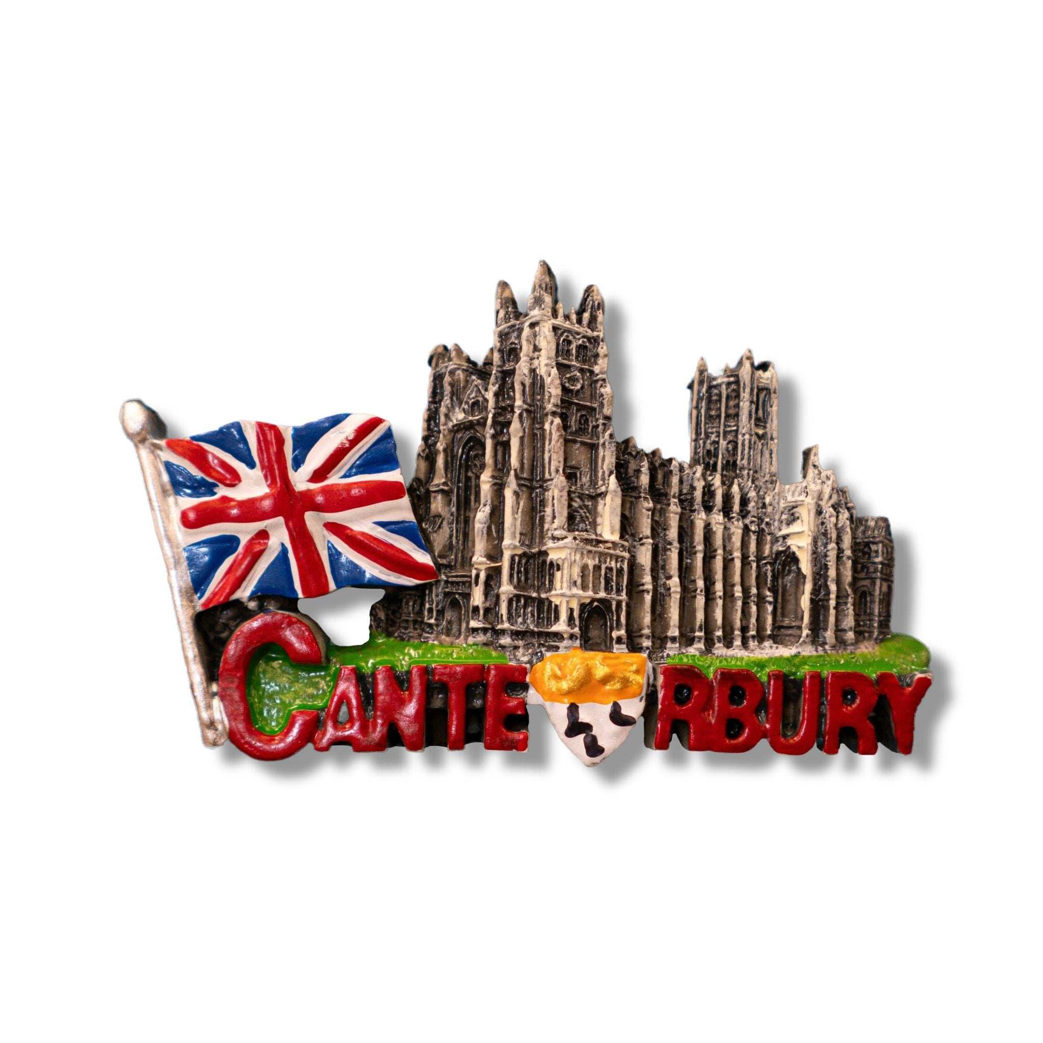 🇬🇧 UK Canterbury Cathedral 3D Magnet - WonderWonders