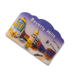 🇺🇸 USA Beverly Hills California 3D Magnet - WonderWonders