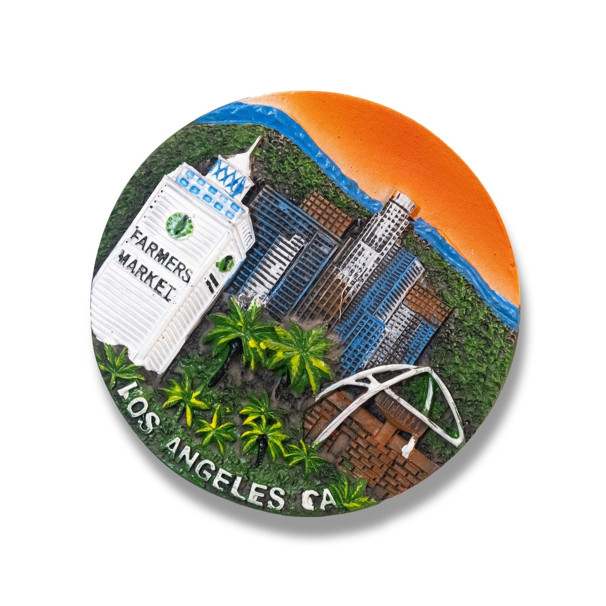 🇺🇸 USA Los Angeles Skyline 3D Magnet - WonderWonders