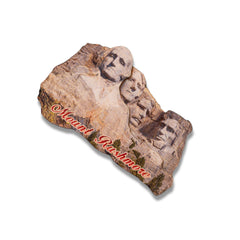🇺🇸 USA Mount Rushmore Wooden Magnet - WonderWonders