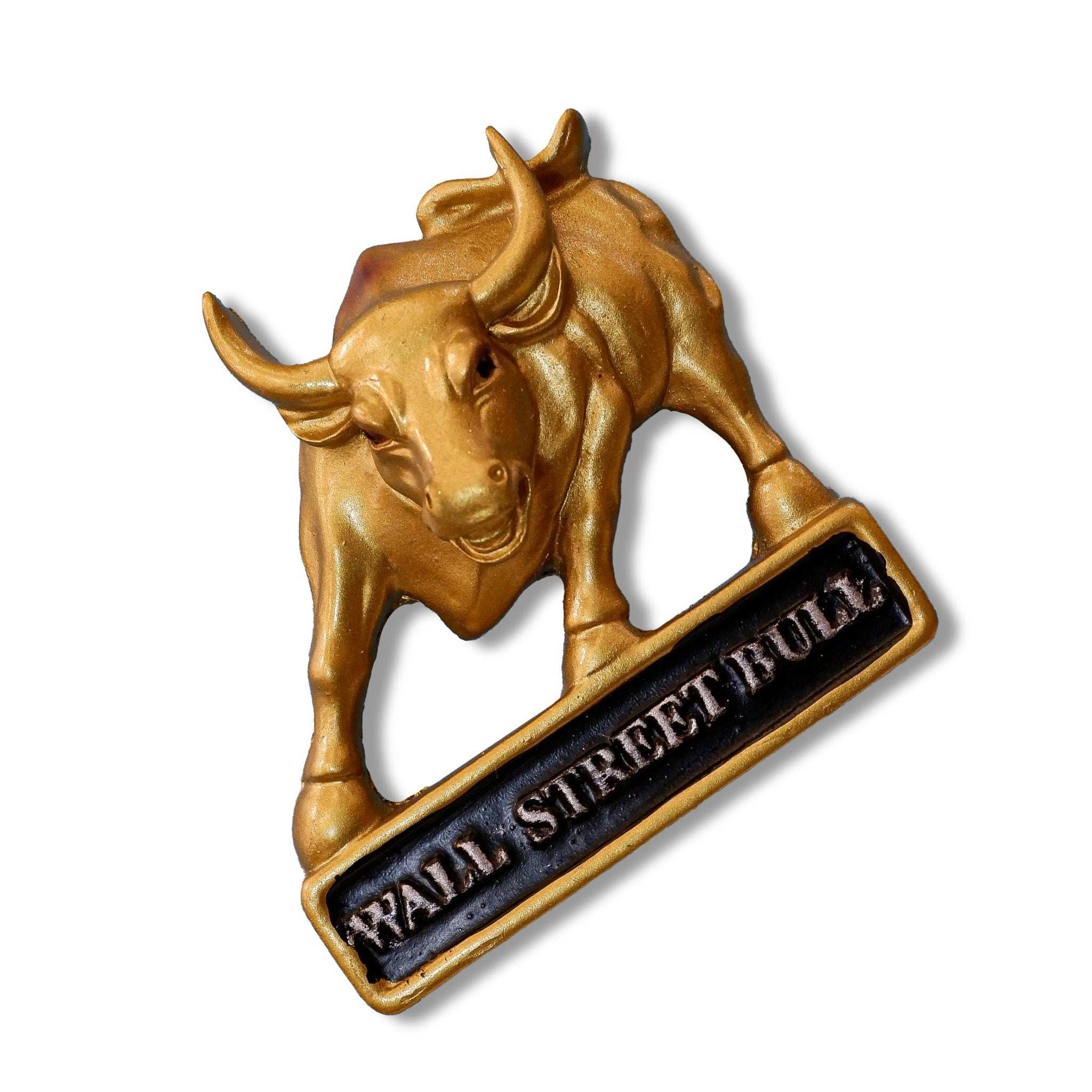 🇺🇸 USA New York Wall Street Bull 3D Magnet - WonderWonders