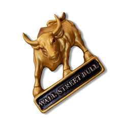 🇺🇸 USA New York Wall Street Bull 3D Magnet - WonderWonders