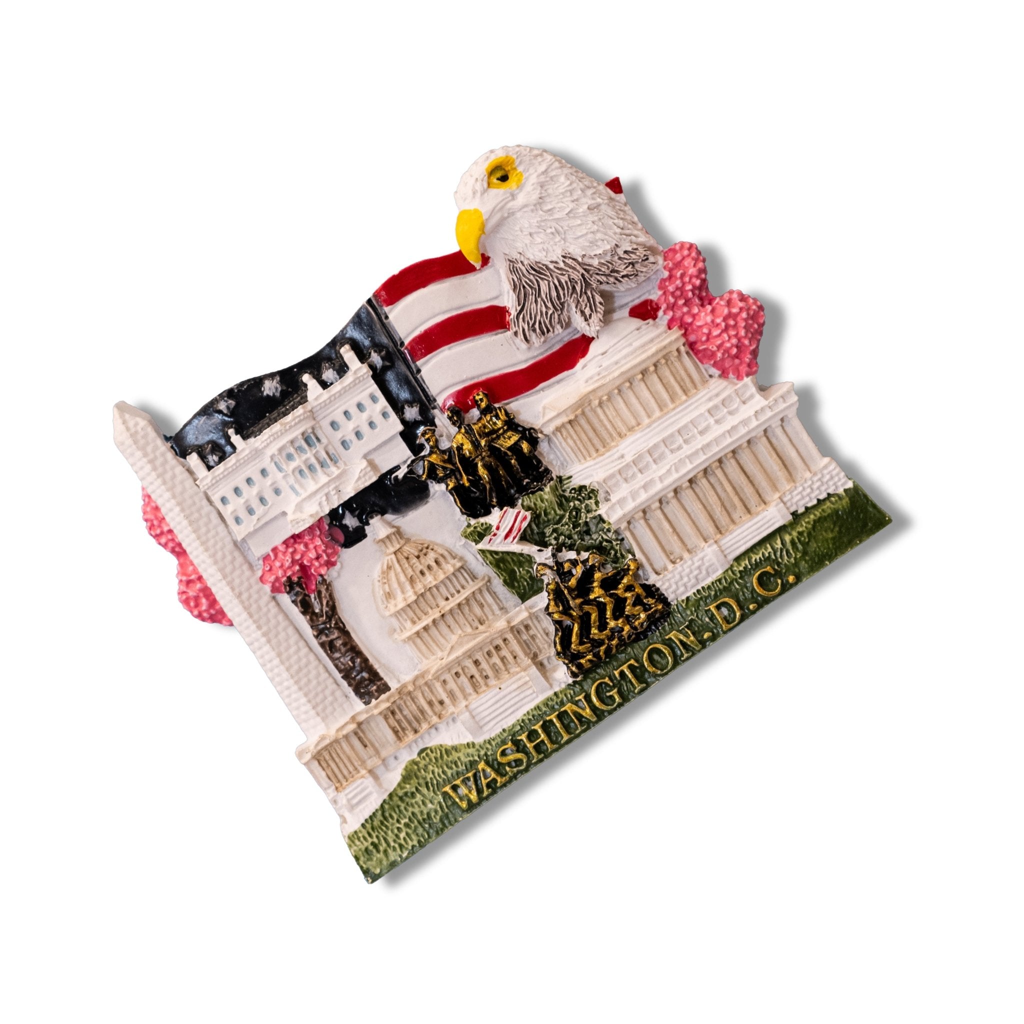 🇺🇸 USA Washington D.C. Landmarks 3D Magnet - WonderWonders