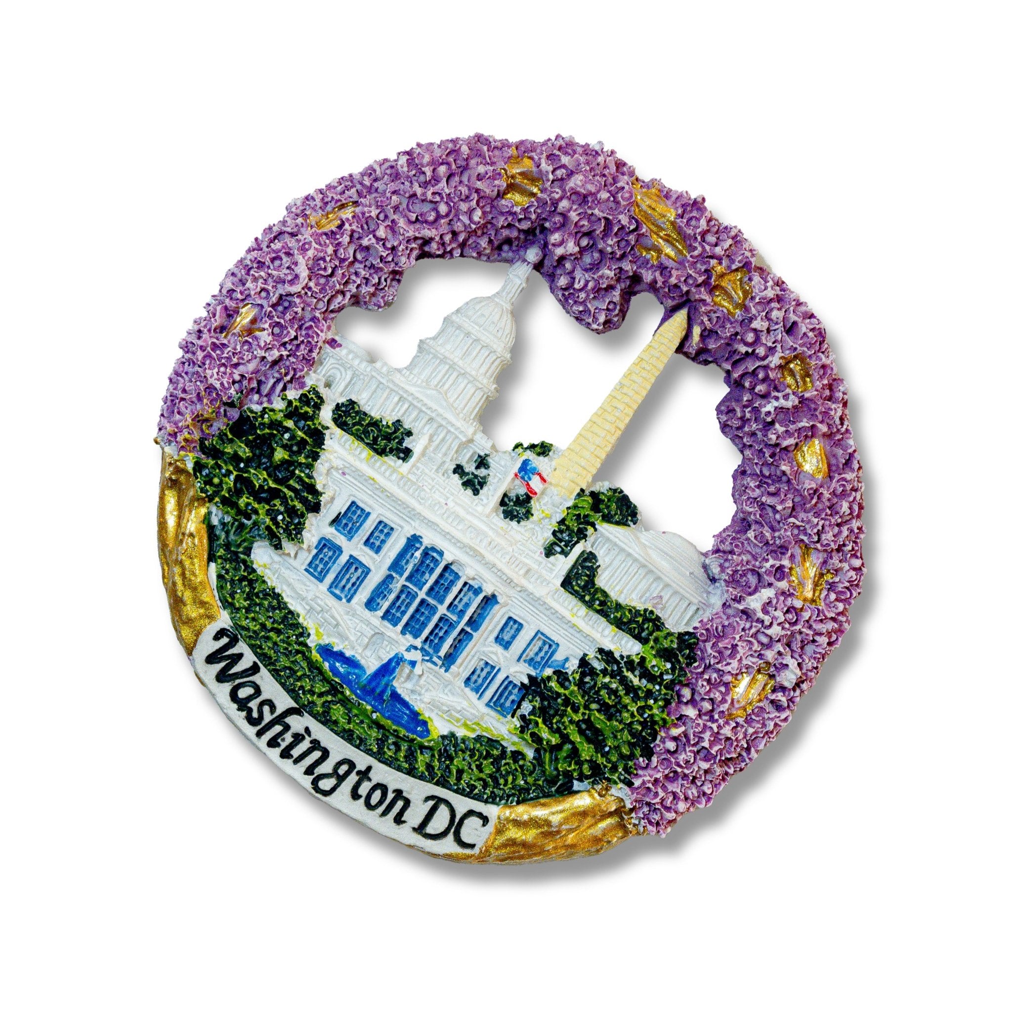 🇺🇸 USA Washington DC Landmarks Magnet 3D Magnet - WonderWonders