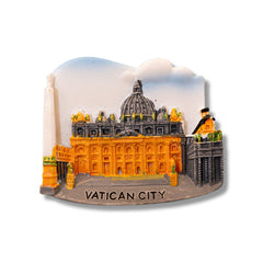 🇻🇦 Vatican City St. Peter’s Basilica 3D Magnet - WonderWonders