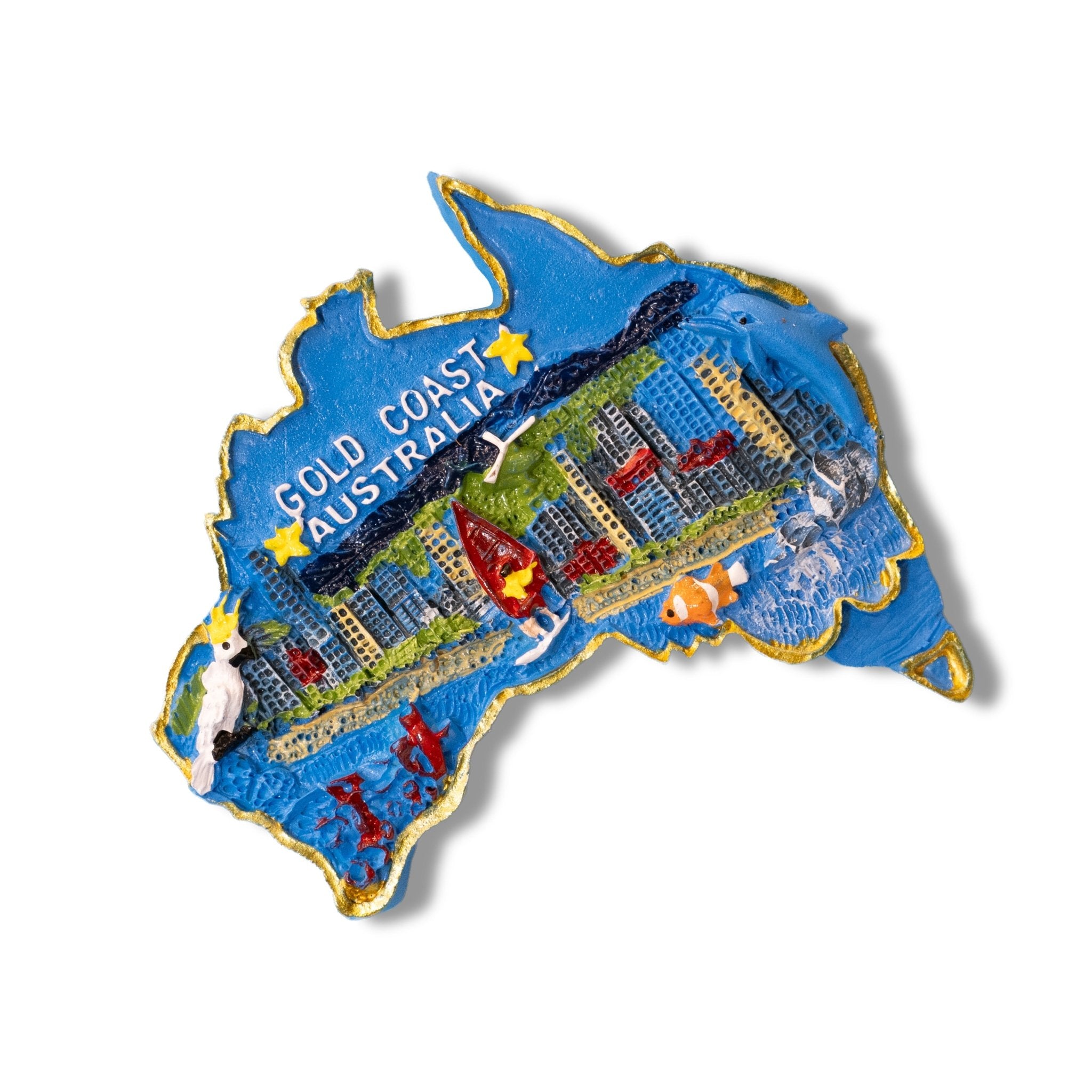 🇦🇺 Australia Gold Coast 3D City Magnet 3D Magnet - WonderWonders