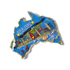 🇦🇺 Australia Gold Coast 3D City Magnet 3D Magnet - WonderWonders