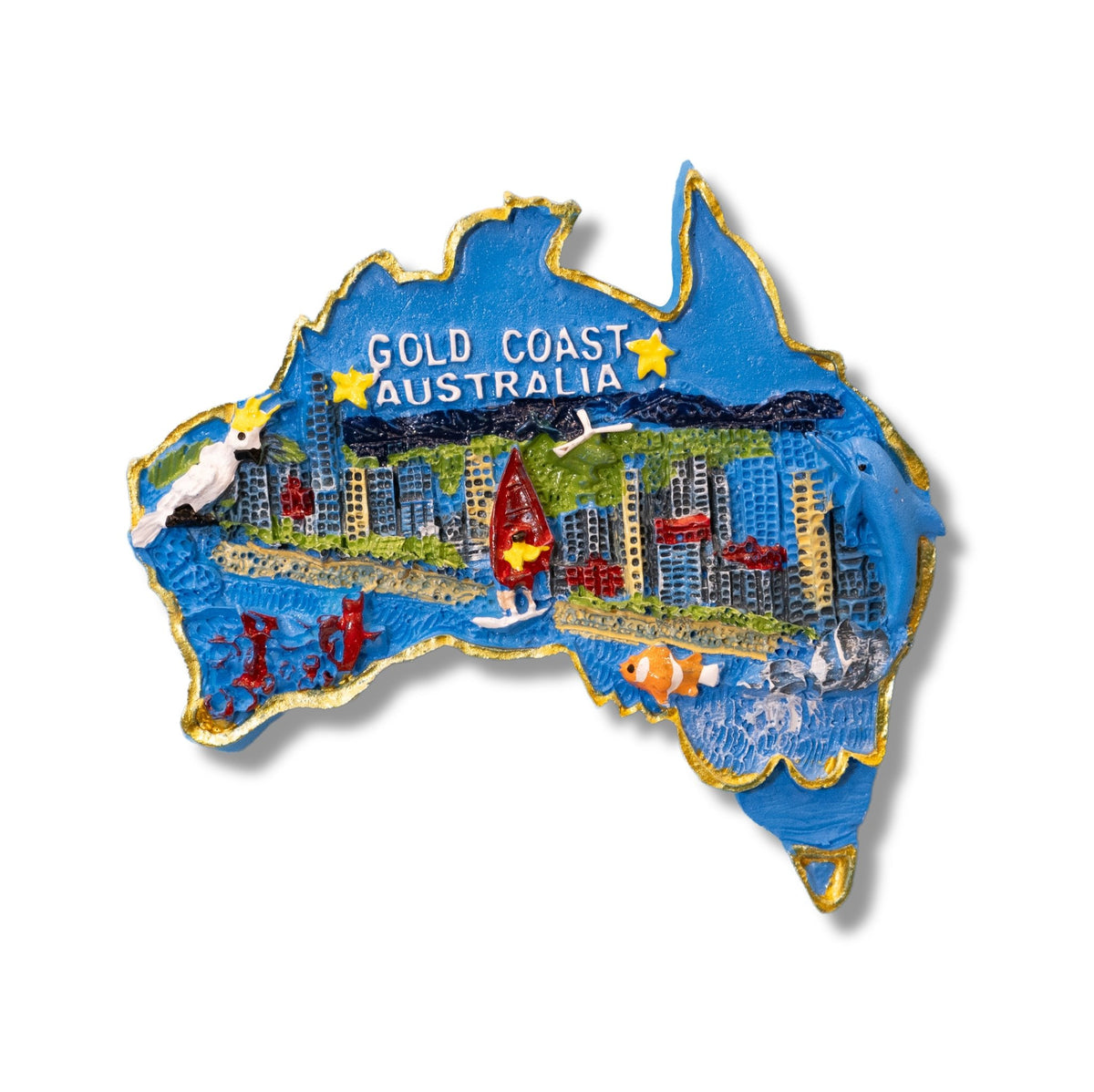 🇦🇺 Australia Gold Coast 3D City Magnet 3D Magnet - WonderWonders