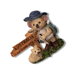 🇦🇺 Australia Koala Hiker 3D Magnet - WonderWonders
