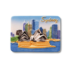 🇦🇺 Australia Sydney Opera House Skyline 3D Magnet - WonderWonders