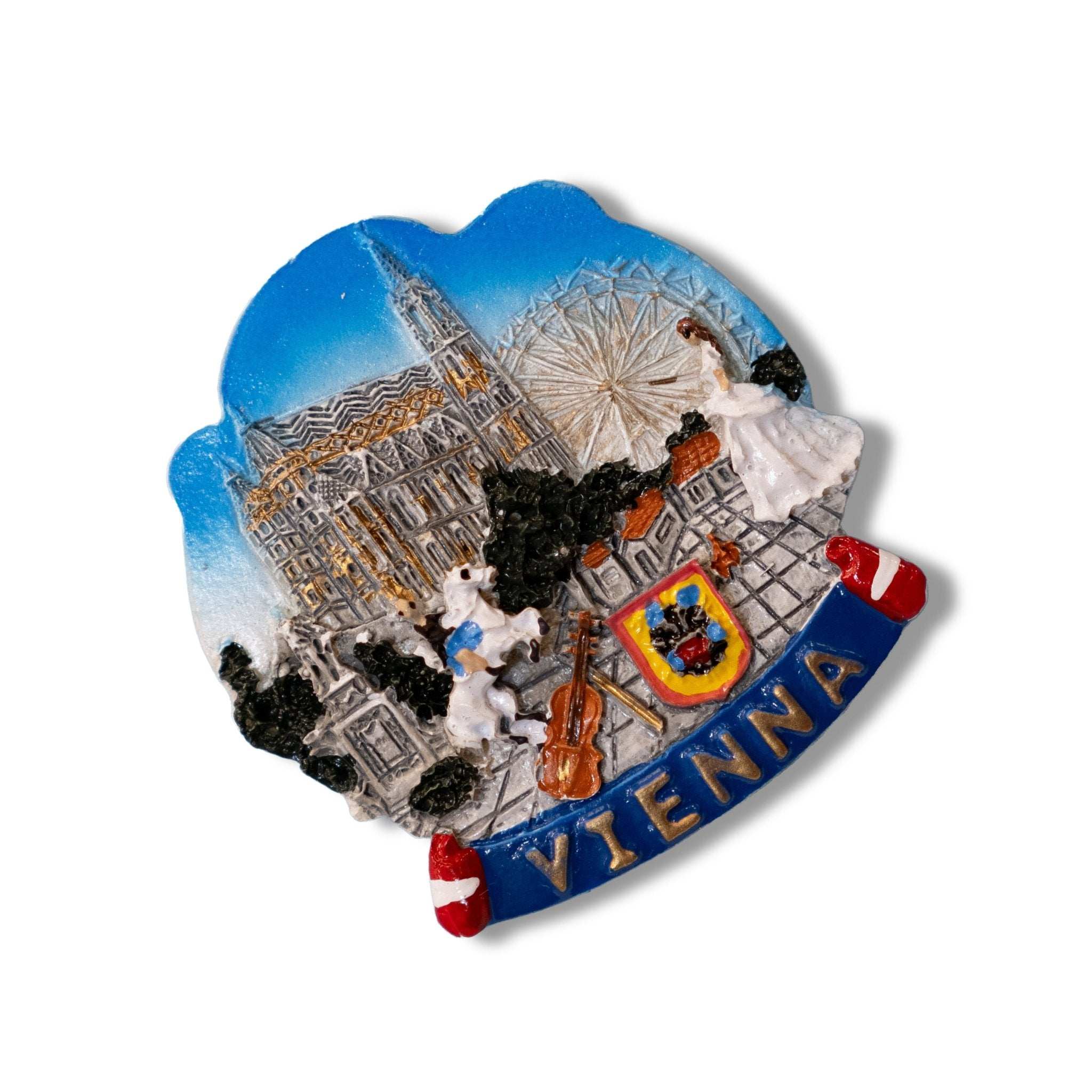 🇦🇹 Austria Vienna City Landmarks 3D Magnet - WonderWonders