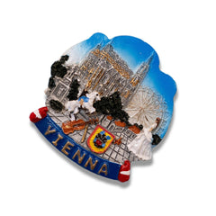 🇦🇹 Austria Vienna City Landmarks 3D Magnet - WonderWonders