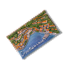 🇭🇷 Croatia Rabac Seaside Town 3D Magnet - WonderWonders