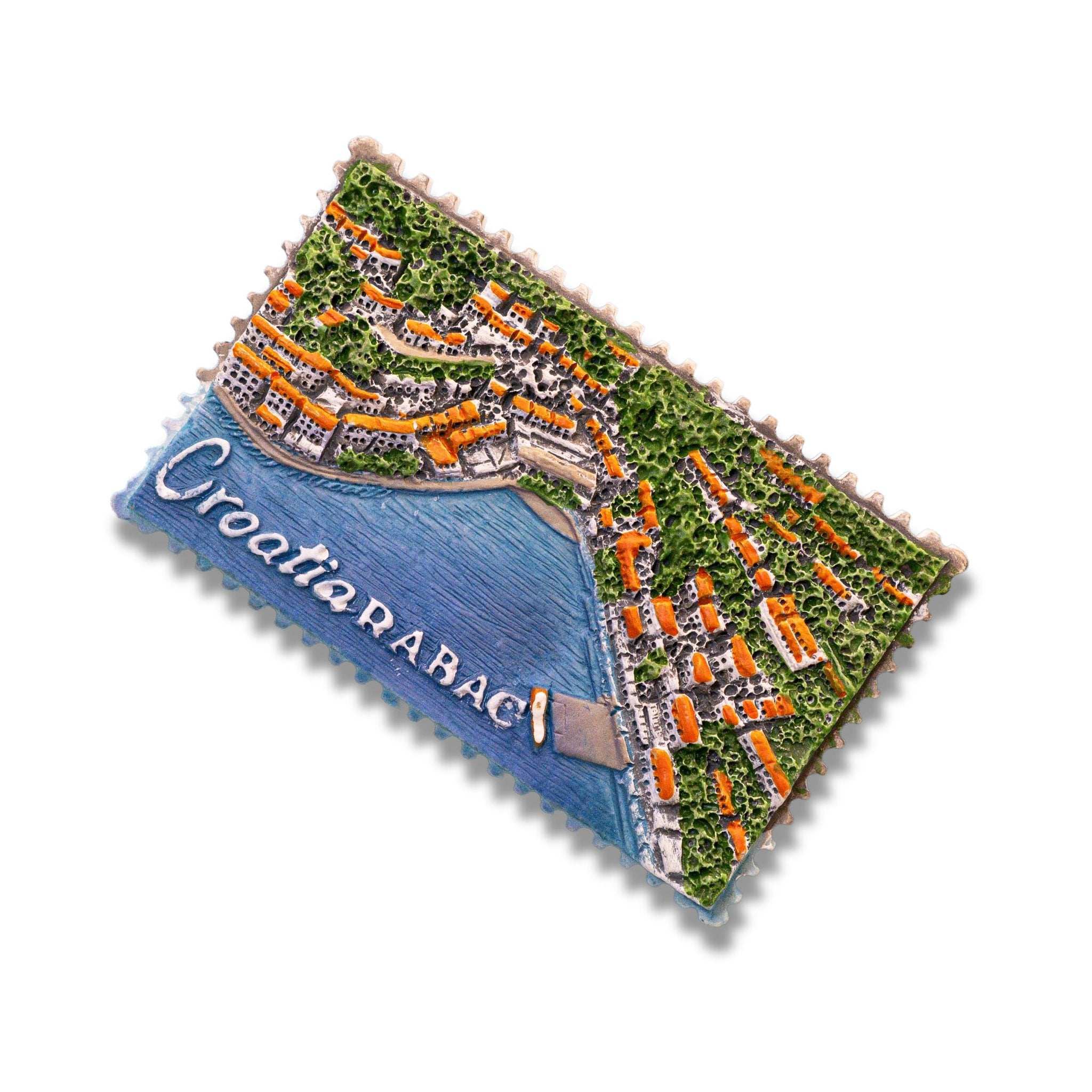 🇭🇷 Croatia Rabac Seaside Town 3D Magnet - WonderWonders