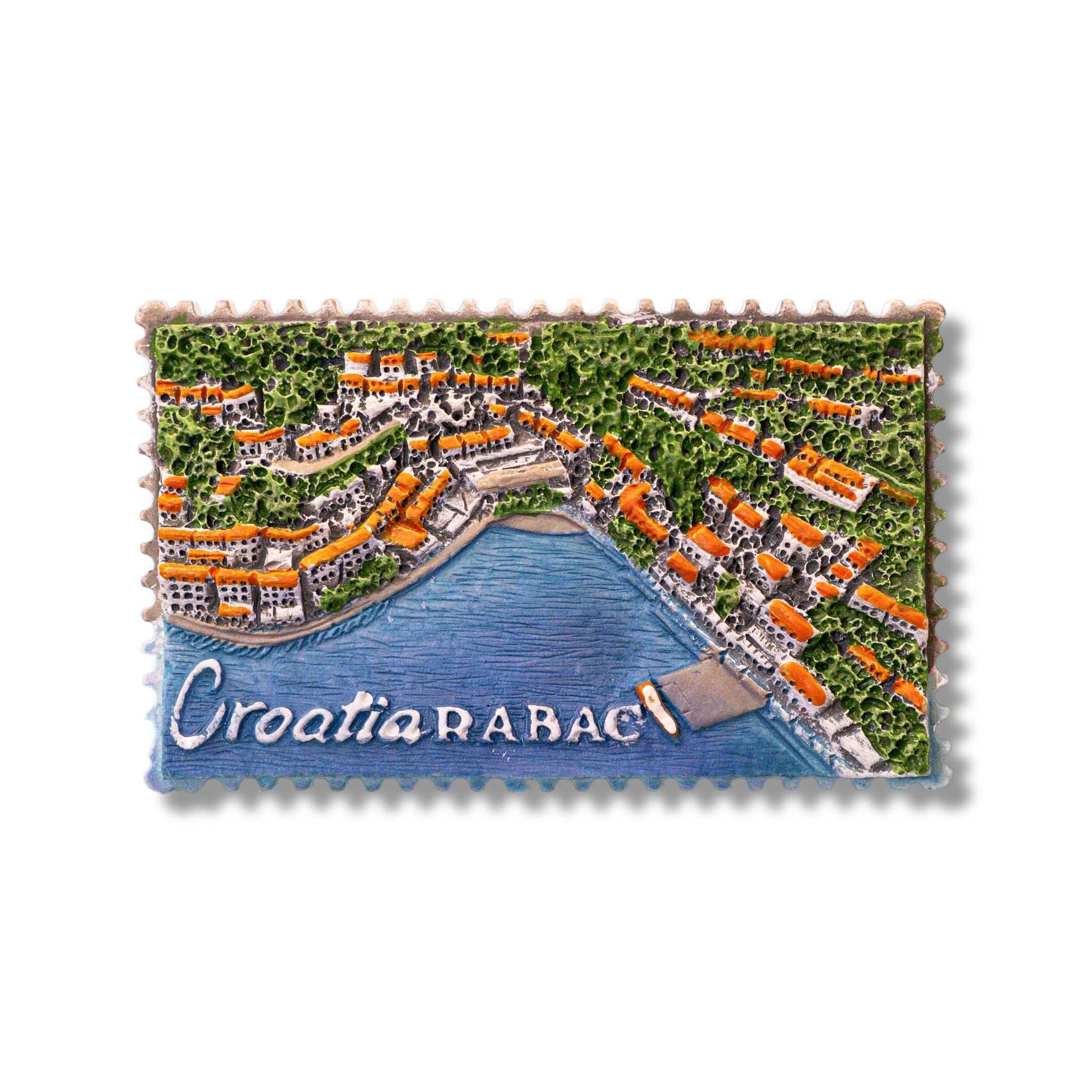 🇭🇷 Croatia Rabac Seaside Town 3D Magnet - WonderWonders
