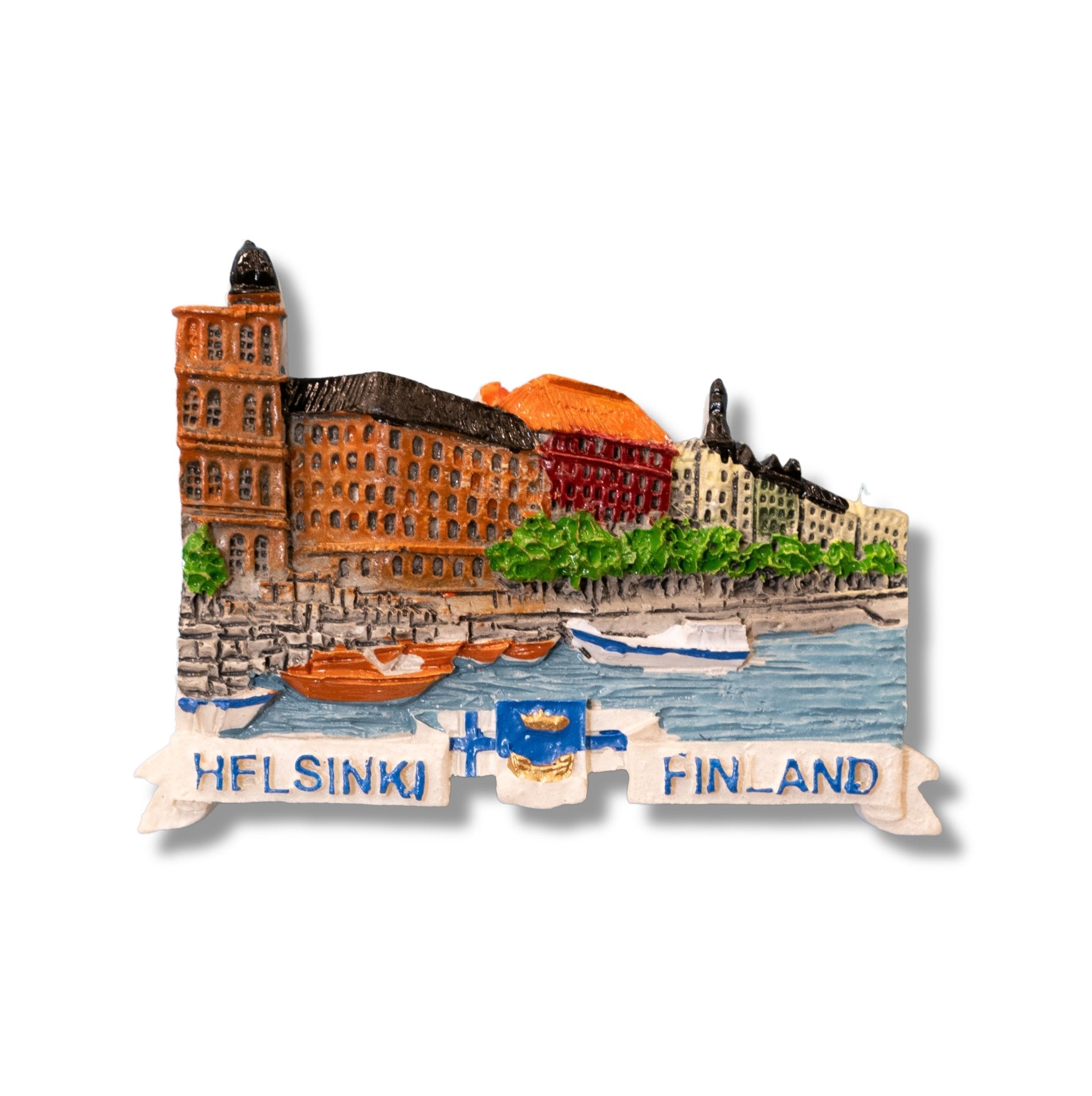 🇫🇮 Finland Helsinki Cityscape 3D Magnet - WonderWonders
