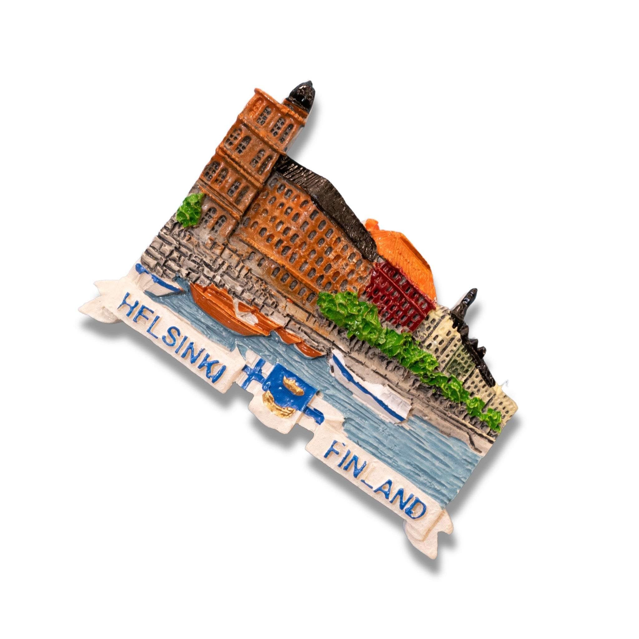 🇫🇮 Finland Helsinki Cityscape 3D Magnet - WonderWonders