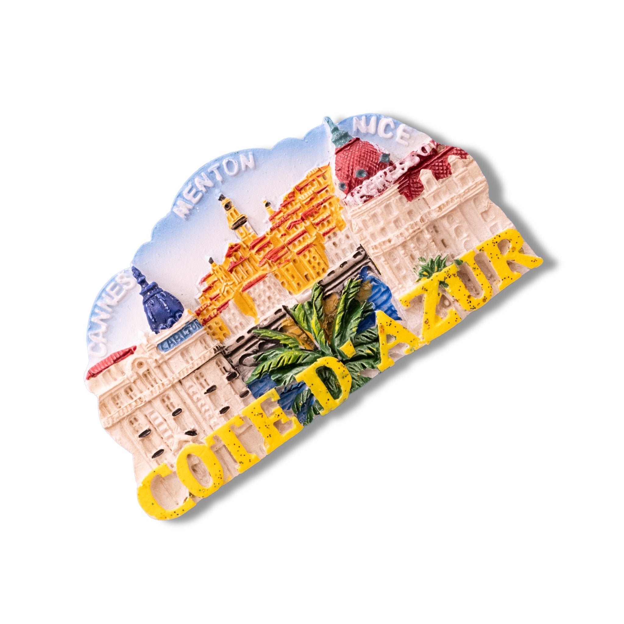 🇫🇷 France Côte d’Azur 3D Magnet with Nice Cannes Menton - WonderWonders