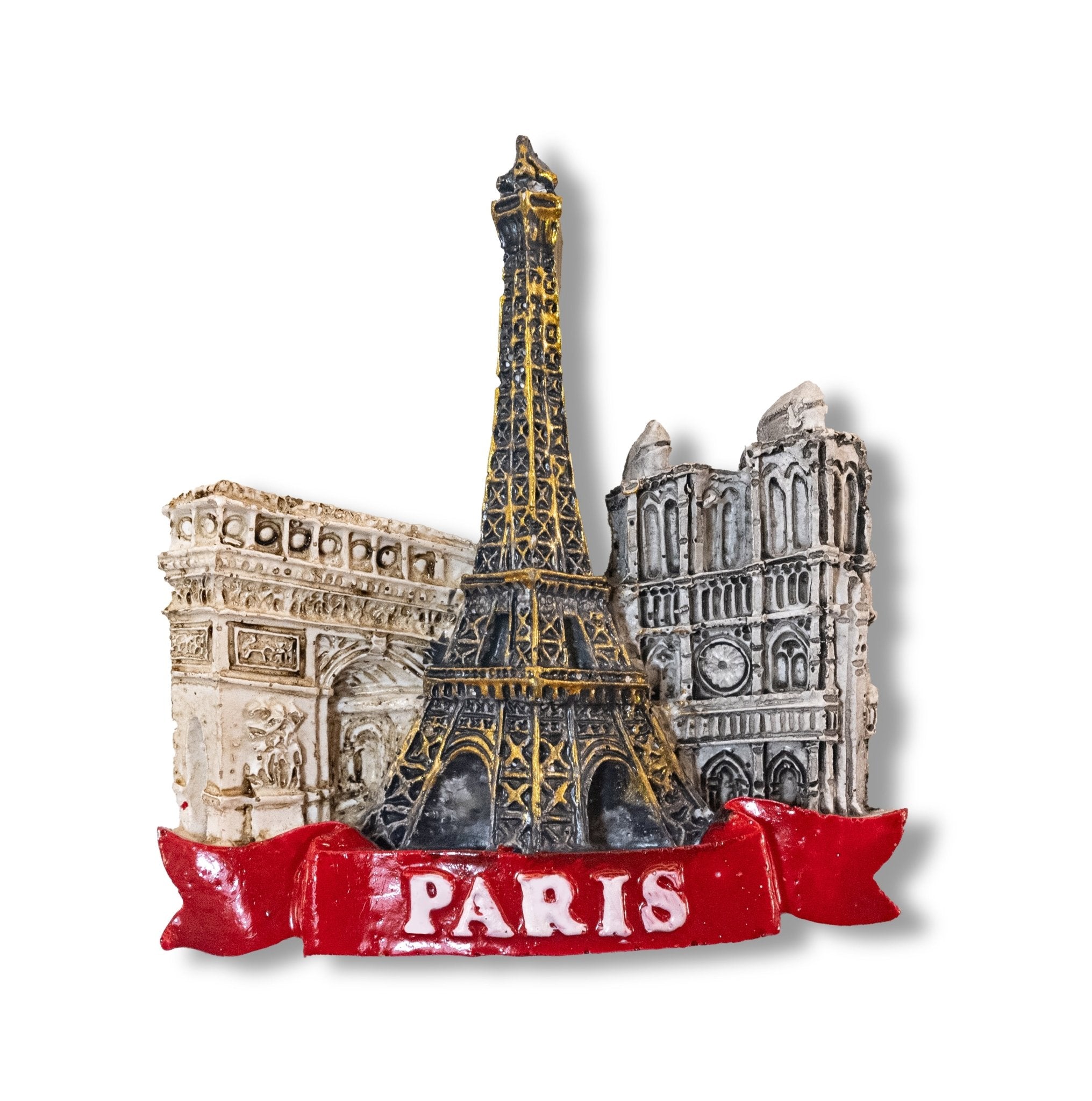 🇫🇷 France Paris Eiffel Tower Landmarks 3D Magnet - WonderWonders