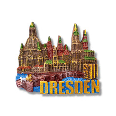 🇩🇪 Germany Dresden Cityscape 3D Magnet - WonderWonders