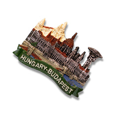 🇭🇺 Hungary Budapest Parliament View 3D Magnet - WonderWonders