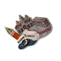🇮🇹 Italy Venice St. Mark’s Square 3D Magnet - WonderWonders