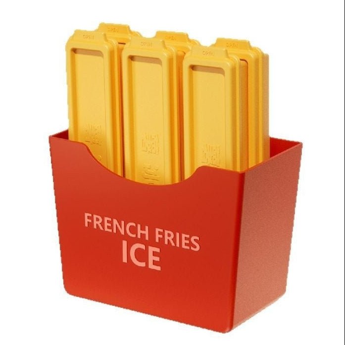 Long Ice Cube Mold French Fries Press Ice Tray Magnetic Suction Refridgerator Magnets - WonderWonders