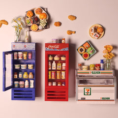 🧊 Miniature Supermarket Freezer Fridge Magnet - WonderWonders