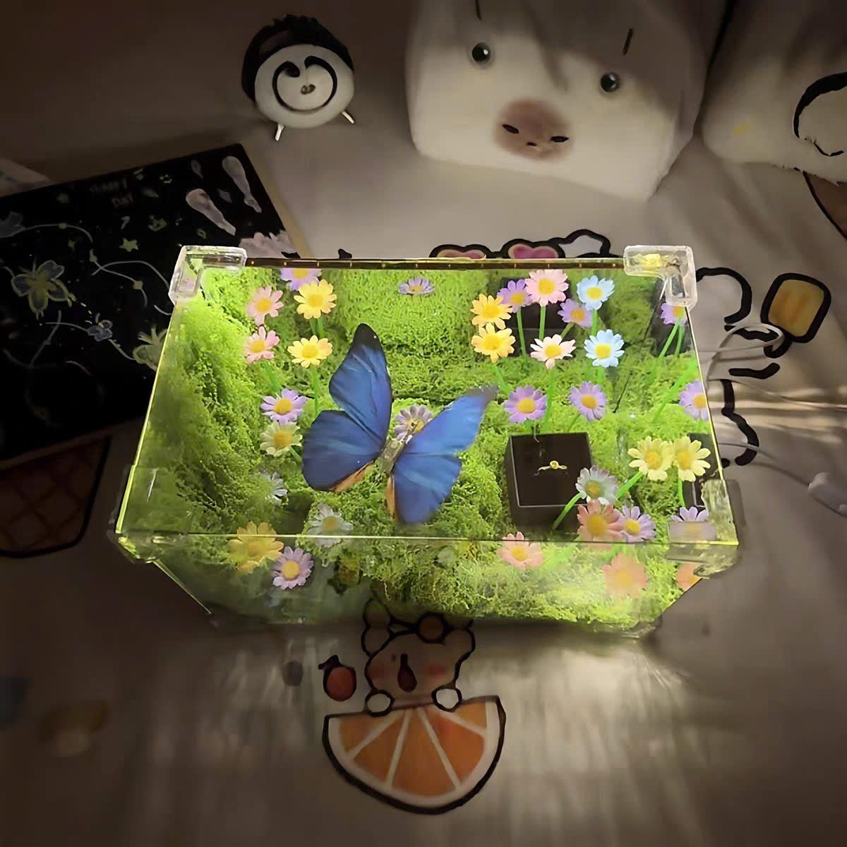 🦋 Spring Butterfly Cube LED Night Light DIY Craft Kit - WonderWonders