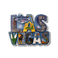 🇺🇸 USA Las Vegas 3D Magnet – Welcome Sign & Iconic Landmarks - WonderWonders