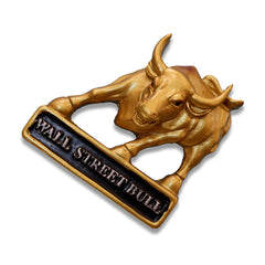 🇺🇸 USA New York Wall Street Bull 3D Magnet - WonderWonders